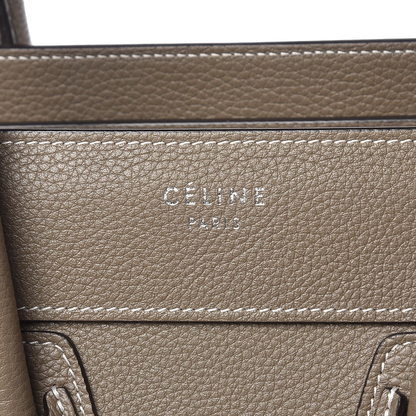 Drummed Calfskin Micro Luggage Souris