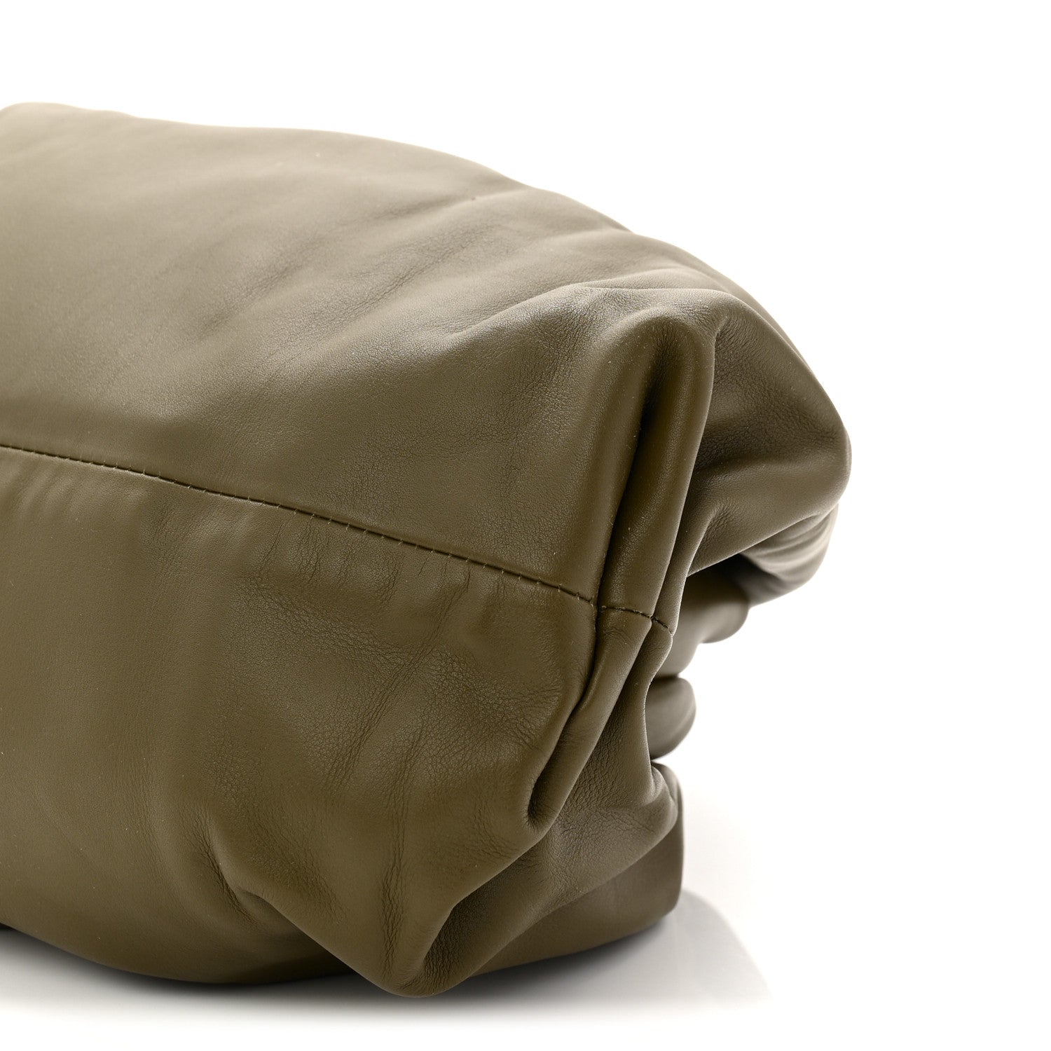 Bottega Veneta Smooth Butter Calf The Pouch Oversized Clutch Mud 10 of 10