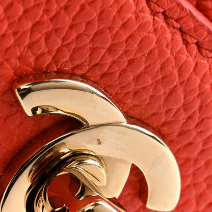 Chanel Grained Calfskin Mini Neo Executive Shopper Tote Red 13 of 13
