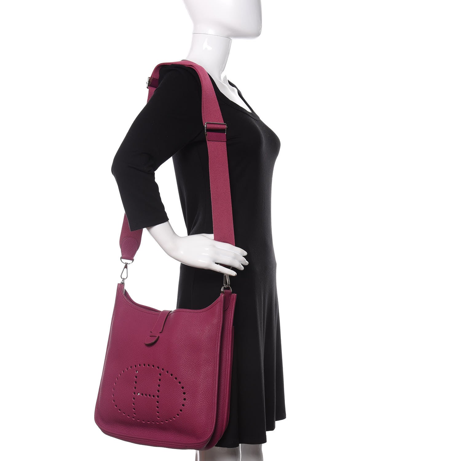 Hermes Taurillon Clemence Evelyne III GM Tosca 2 of 8