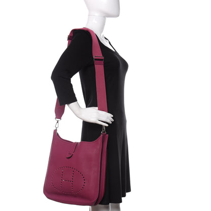 Hermes Taurillon Clemence Evelyne III GM Tosca 2 of 8