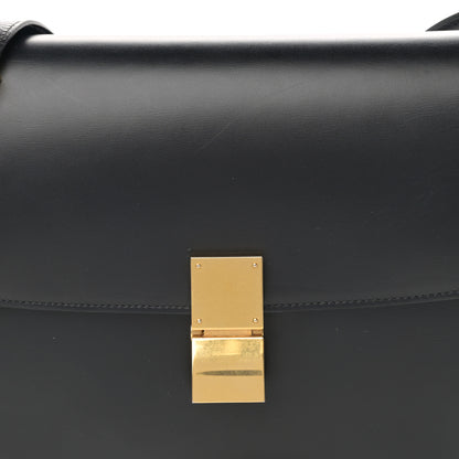 Celine Box Calfskin Medium Classic Box Flap Bag Black 8 of 14