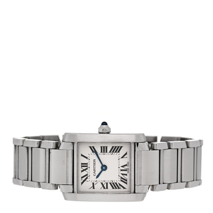 Cartier Stainless Steel 20mm Tank Francaise Quartz Watch 2 of 4