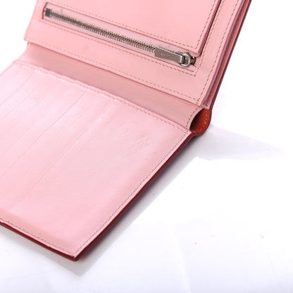 Celine Grained Calfskin Medium Multifunction Strap Wallet Scarlet 6 of 6