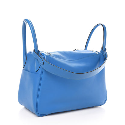 Hermes Evercolor Lindy 30 Bleu Hydra 2 of 12