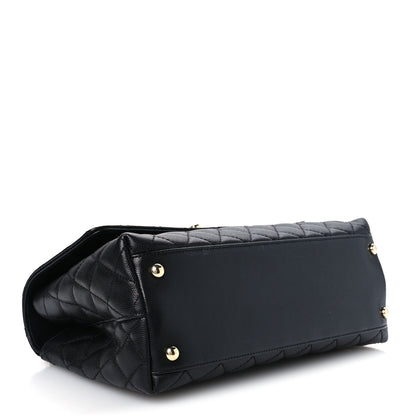 Chanel Caviar Quilted Small Coco Handle Flap Black 4 of 11