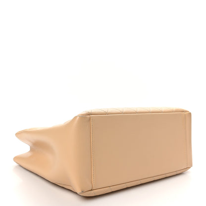 Chanel Caviar Quilted Grand Shopping Tote GST Beige 4 of 11