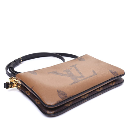 Louis Vuitton Reverse Monogram Giant Double Zip Pochette 4 of 10