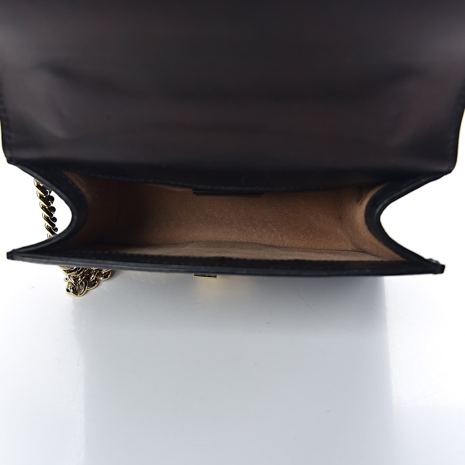 Gucci Calfskin Mini Sylvie Chain Shoulder Bag Black 5 of 26