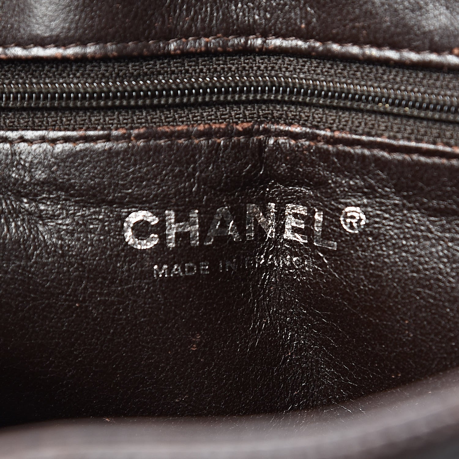 Chanel Caviar Quilted Medallion CC Tote Dark Brown 6 of 16