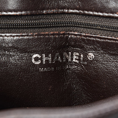 Chanel Caviar Quilted Medallion CC Tote Dark Brown 6 of 16