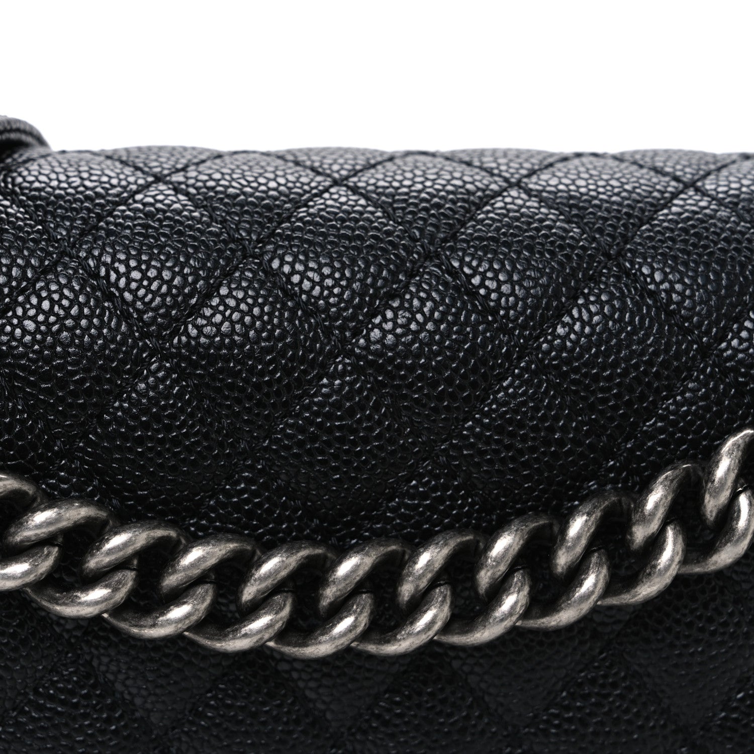 Chanel Caviar Quilted New Medium Boy Flap Black 8 of 10