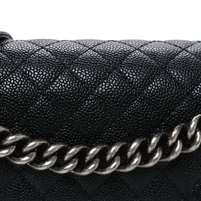 Chanel Caviar Quilted New Medium Boy Flap Black 8 of 10