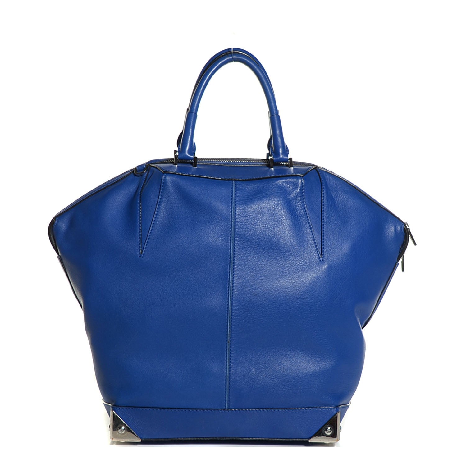 Alexander Wang Calfskin Large Emile Azure Silver Hardware 1 of 8