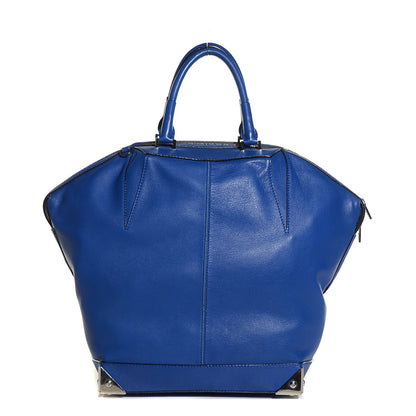 Alexander Wang Calfskin Large Emile Azure Silver Hardware 1 of 8