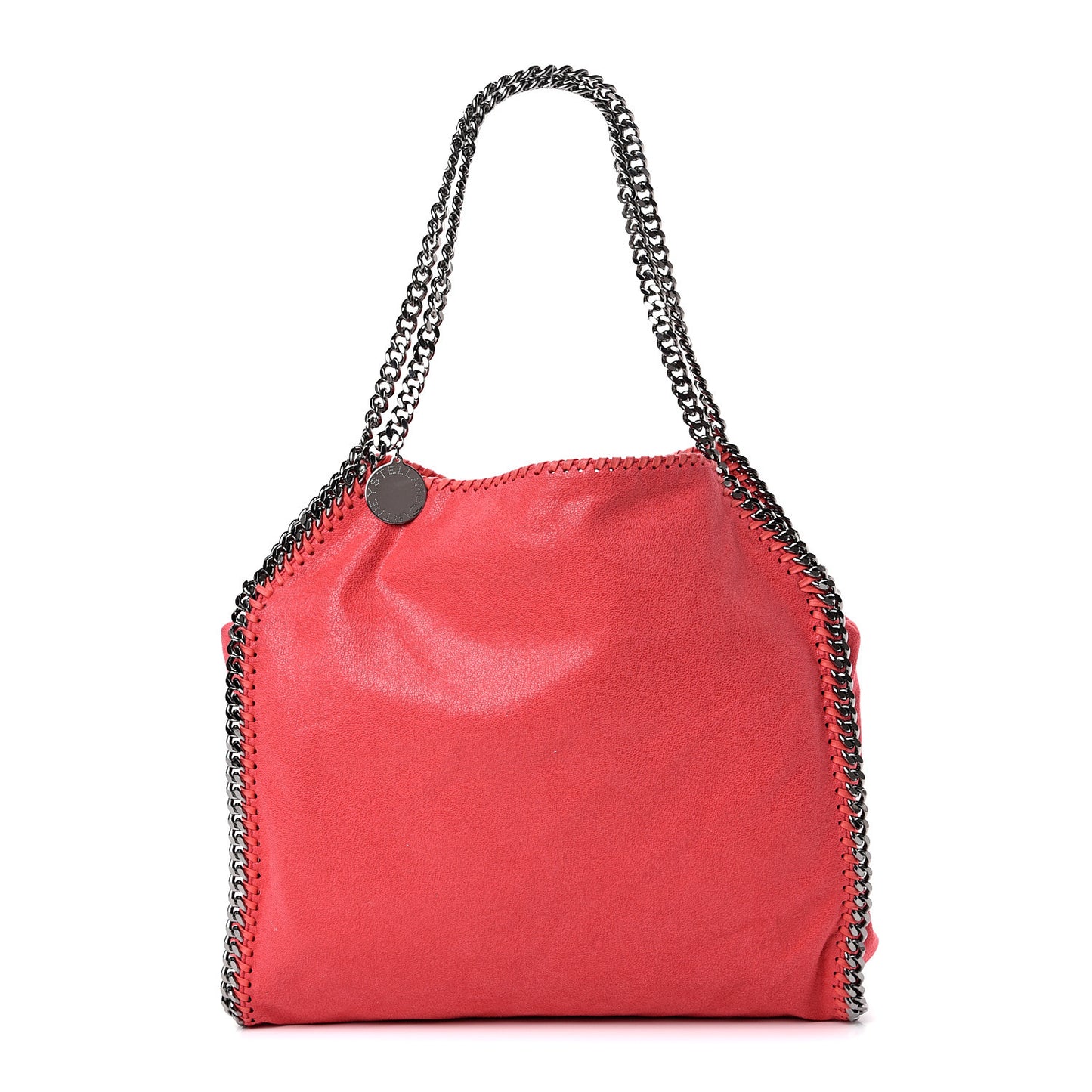 Shaggy Deer Small Falabella Tote Pink Fluo