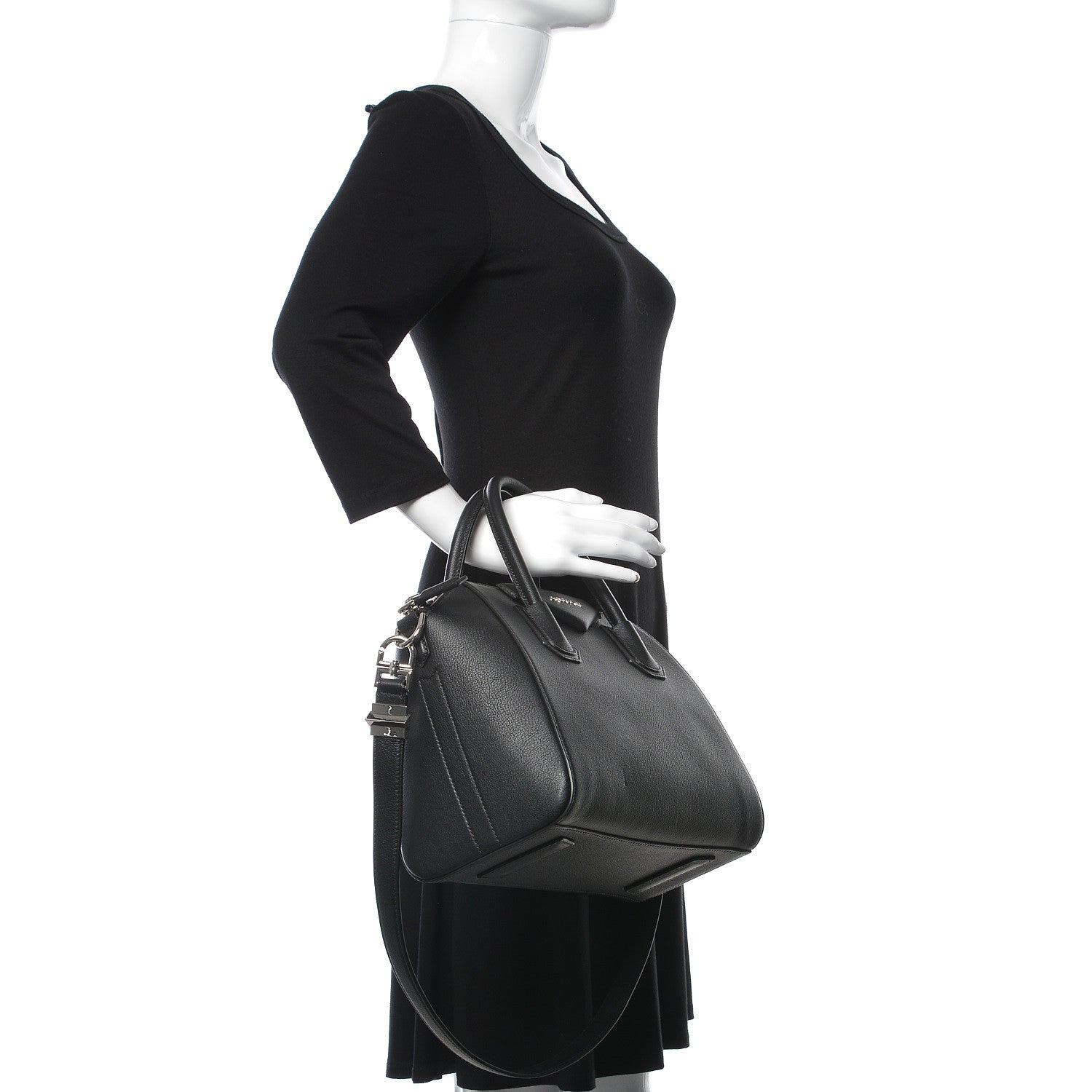 Givenchy Sugar Goatskin Small Antigona Black 3 of 13