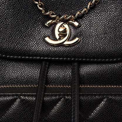 Chanel Caviar Quilted Business Affinity Backpack Black 11 of 12