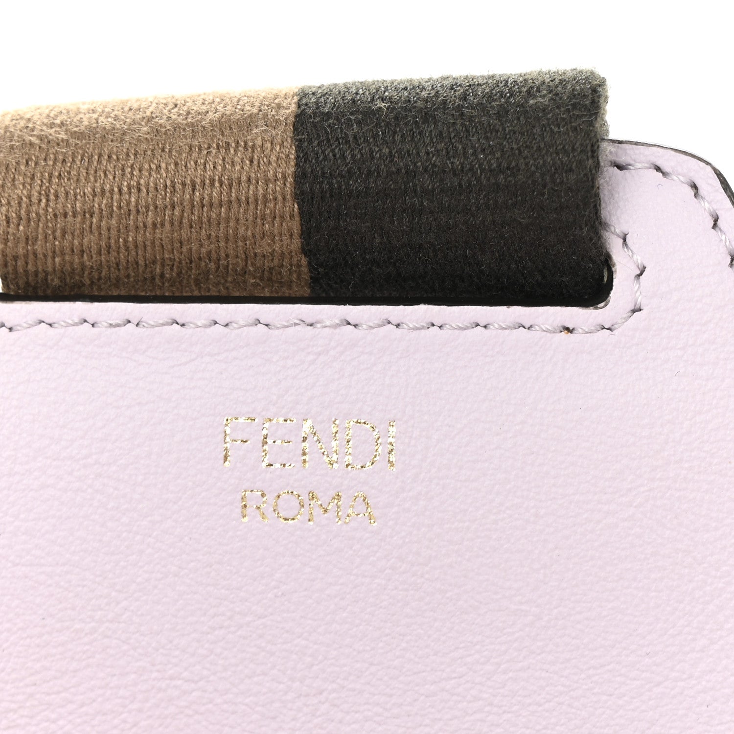 Fendi Vitello Grace Matte Mini Guitar Bag Anemone 6 of 10