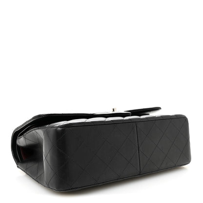 Chanel Lambskin Quilted Jumbo Double Flap Black 4 of 10