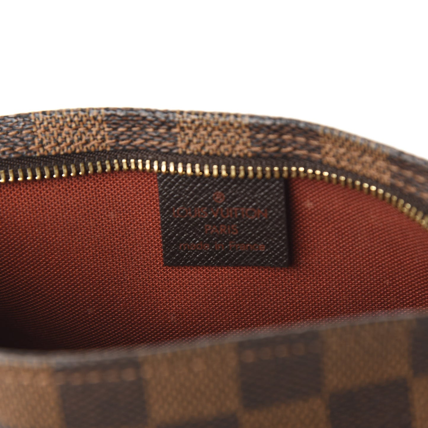 Damier Ebene Trousse Make Up Bag Pochette