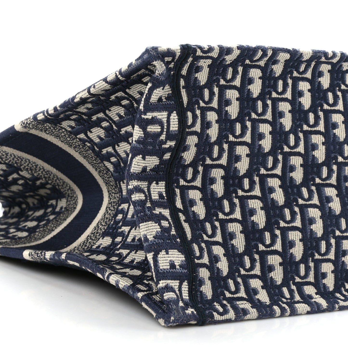 Oblique Large Book Tote Blue Multicolor