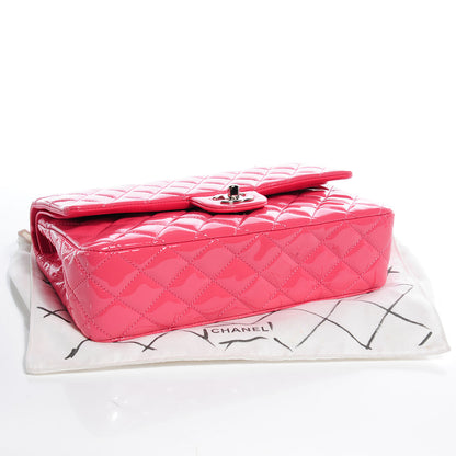 Chanel Patent Quilted Medium Double Flap Pink 4 of 8
