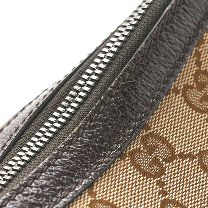Gucci Monogram Medium Half Moon Hobo Dark Brown 12 of 12