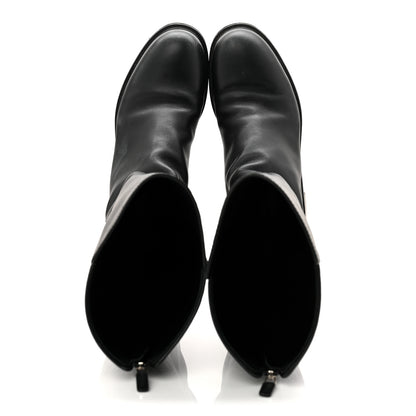 Gucci Microguccissima Knee High Riding Boots 40.5 Black 5 of 10