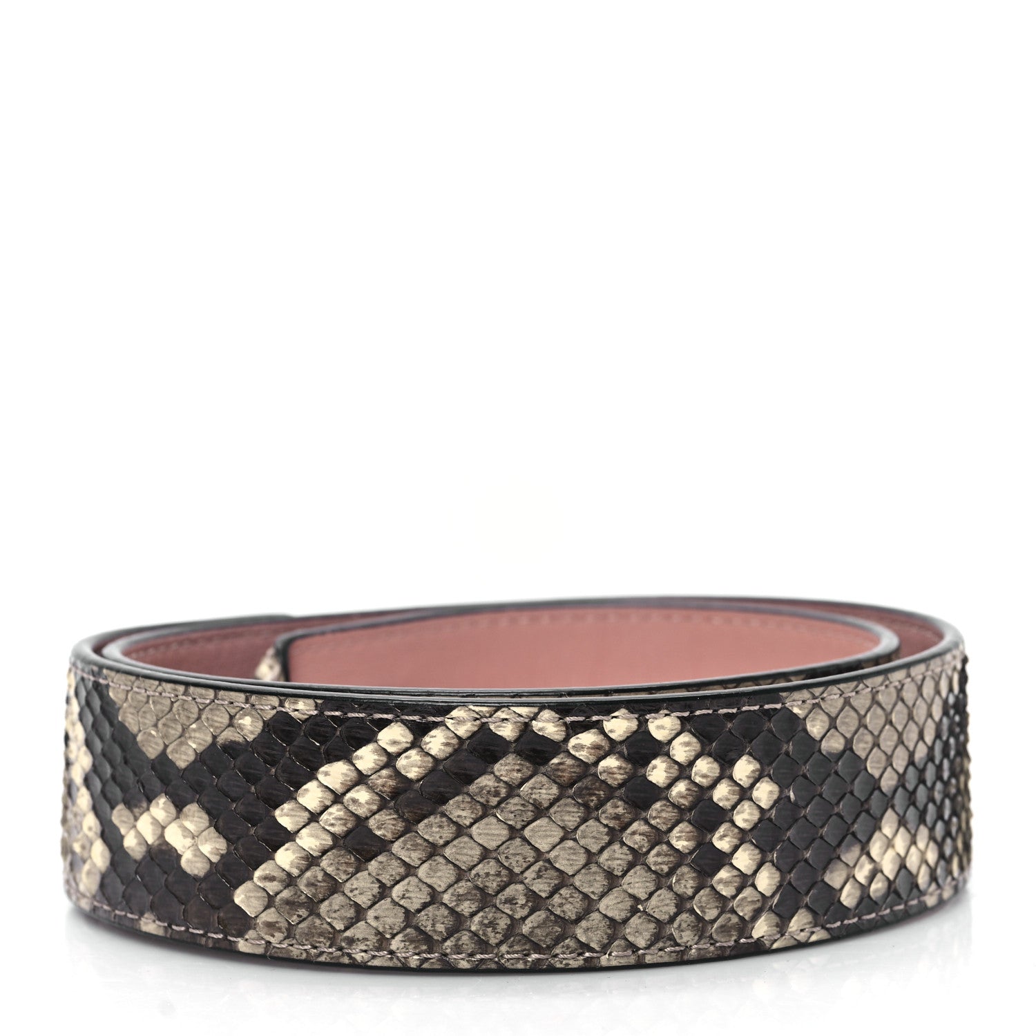 Louis Vuitton Snakeskin Bandouliere Shoulder Strap Natural 2 of 5