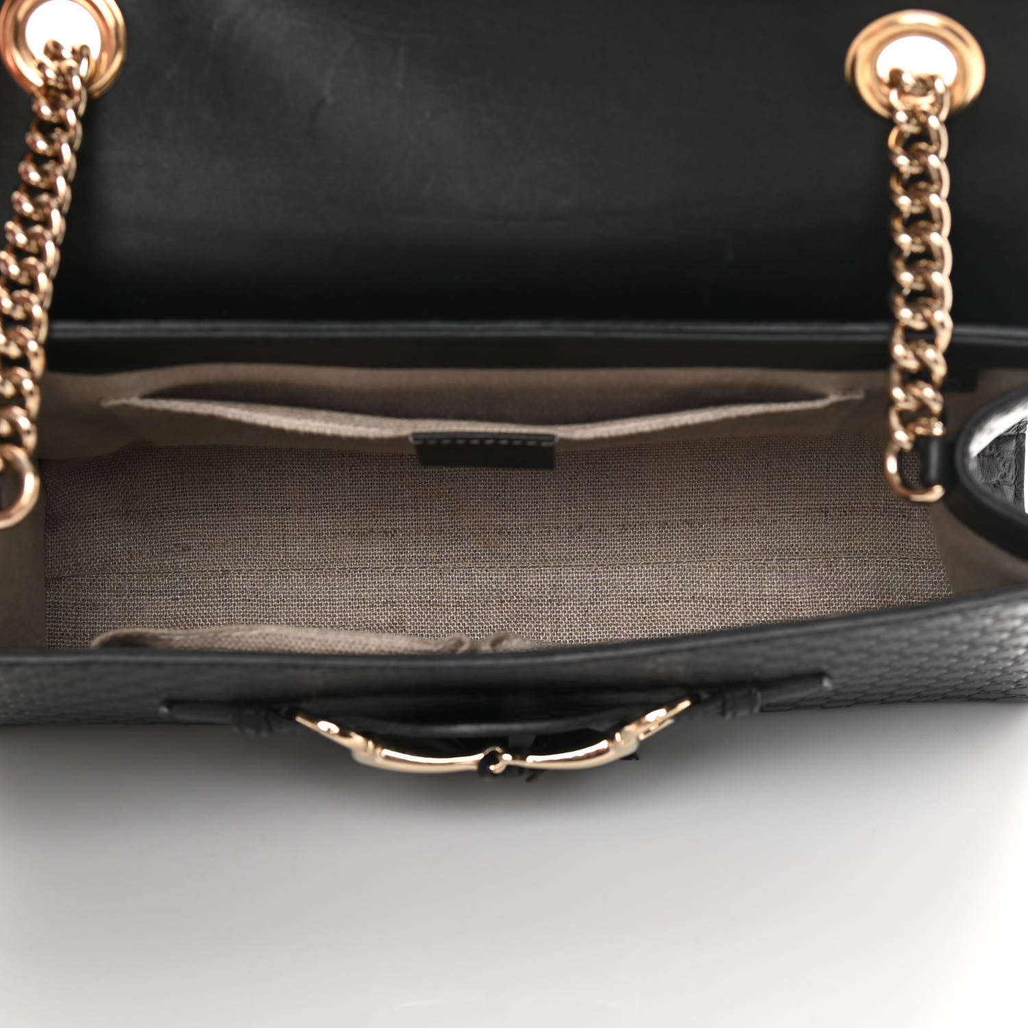 Gucci Microguccissima Medium Emily Chain Shoulder Bag Black 5 of 15