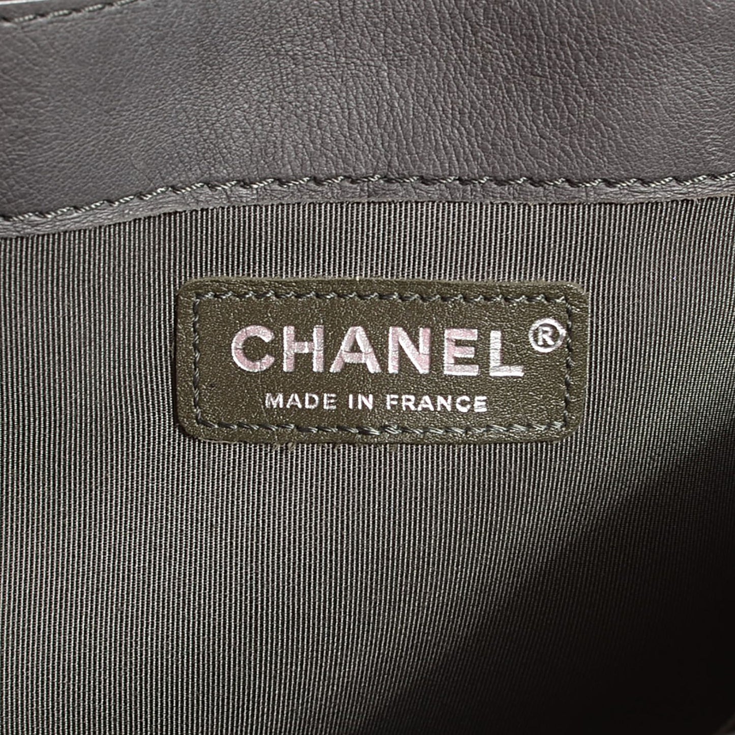 Calfskin Medium Boy Reverso Flap Grey