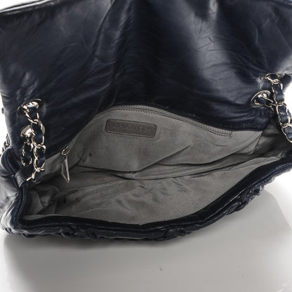 Chanel Calfskin Medium Ultra Stitch Flap Navy 5 of 9