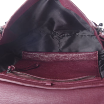 3.1 Phillip Lim 3.1 Shark Embossed Calfskin Pashli Messenger Aubergine 4 of 10