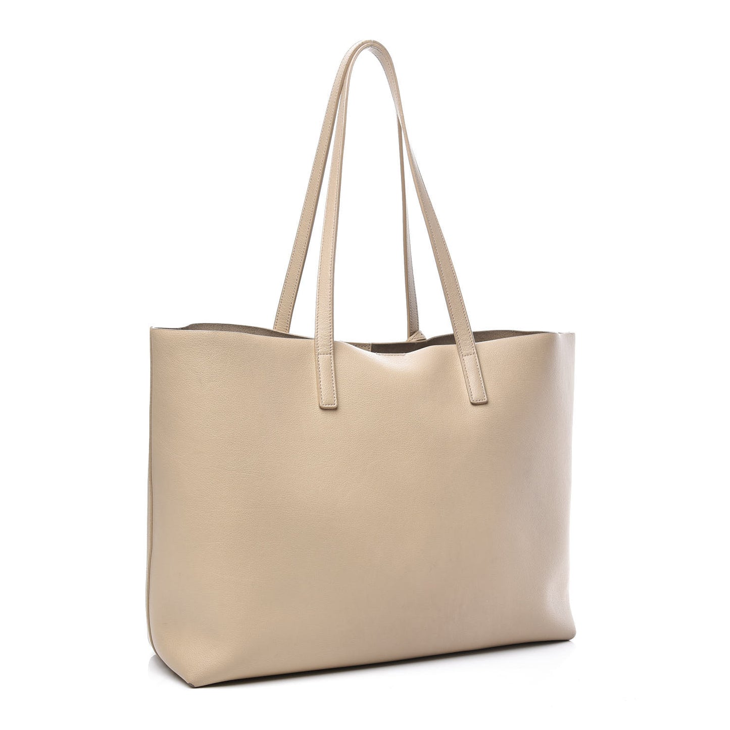 Calfskin Large Shopping Tote Natural
