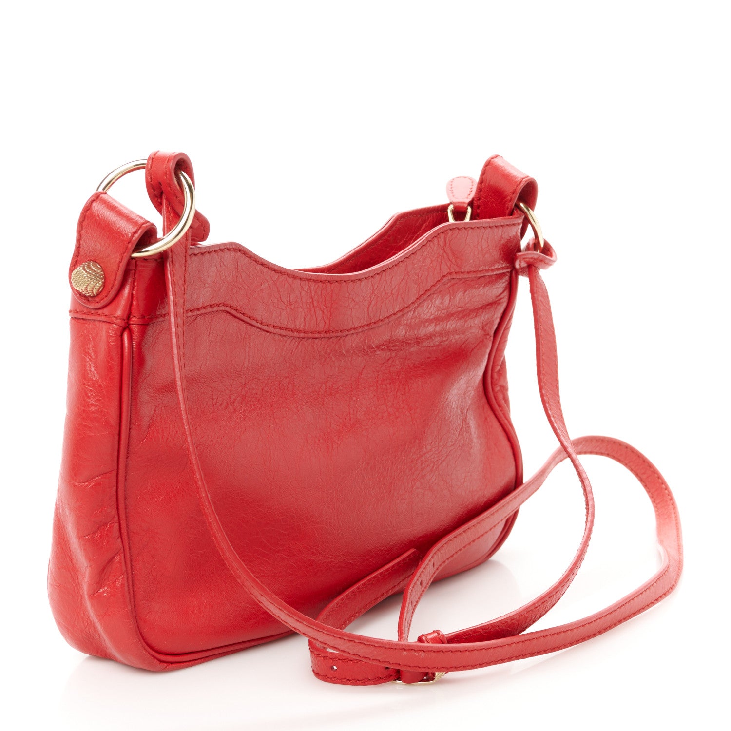 Balenciaga Agneau Giant 12 Gold Hardware Hip Rouge Cardinal 3 of 10