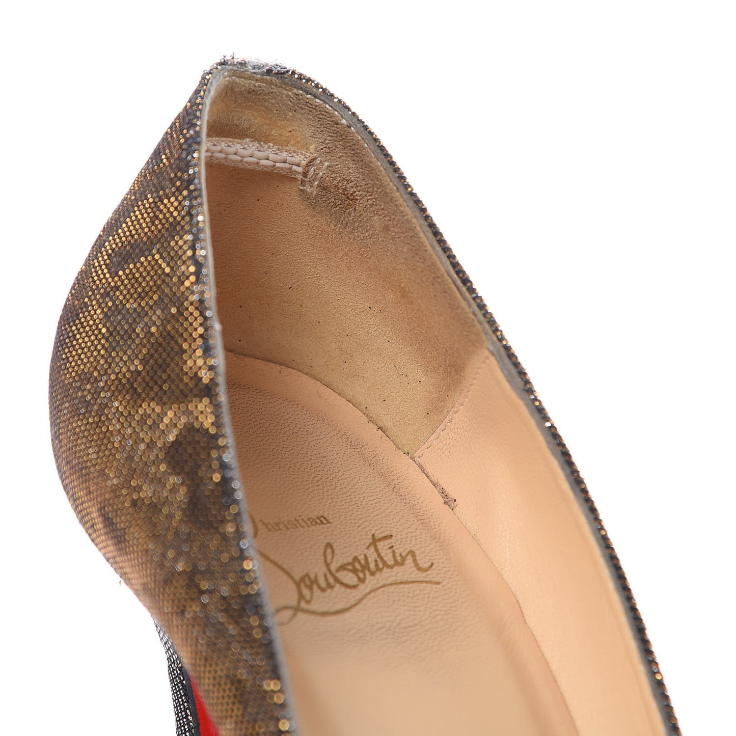 Glitter Diams Leopard Pigalle 120 Pumps 38.5 Black Gold