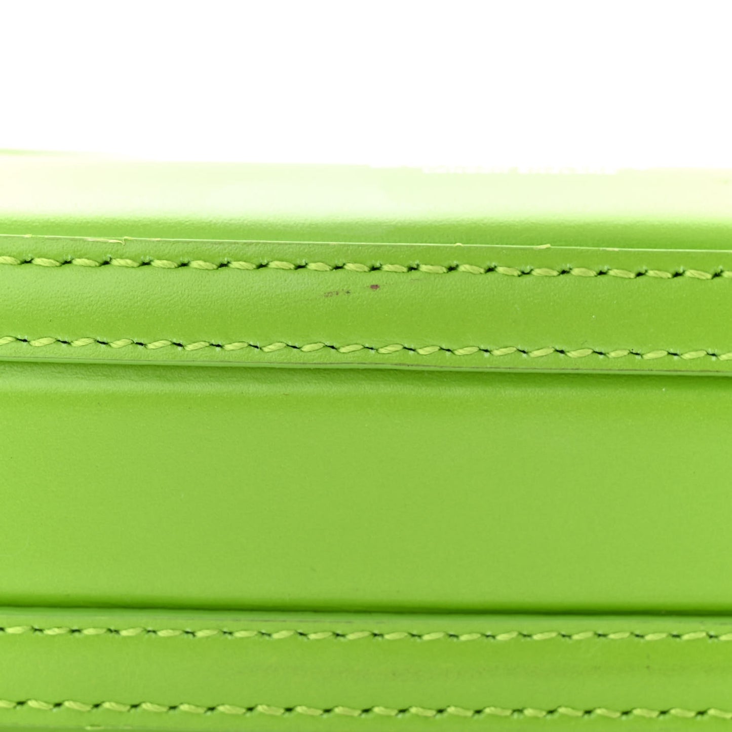Calfskin Small Olympia Chain Shoulder Bag Brilliant Green