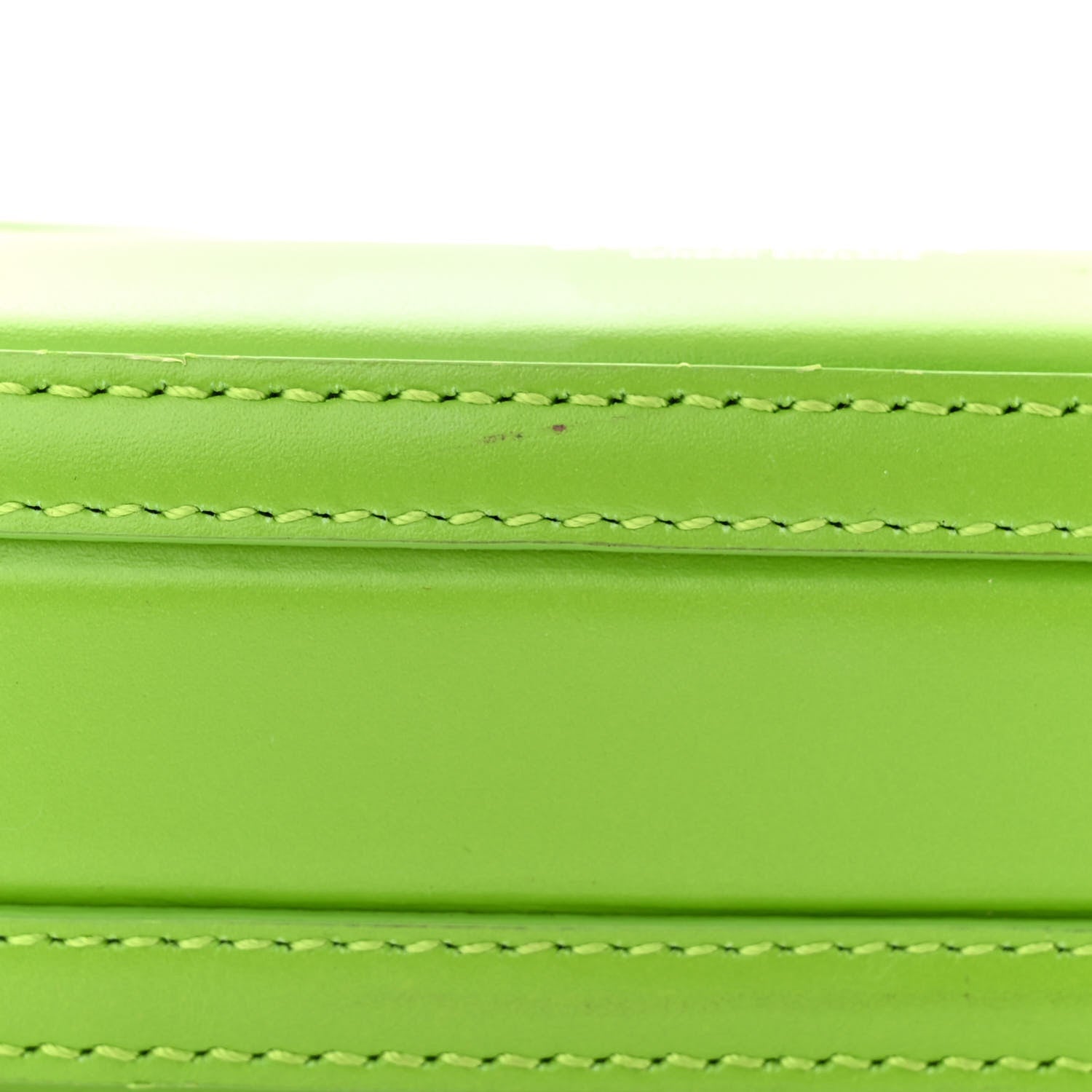 Burberry Calfskin Small Olympia Chain Shoulder Bag Brilliant Green 10 of 11