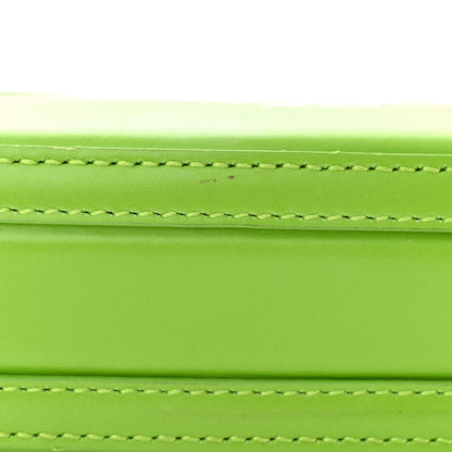 Burberry Calfskin Small Olympia Chain Shoulder Bag Brilliant Green 10 of 11