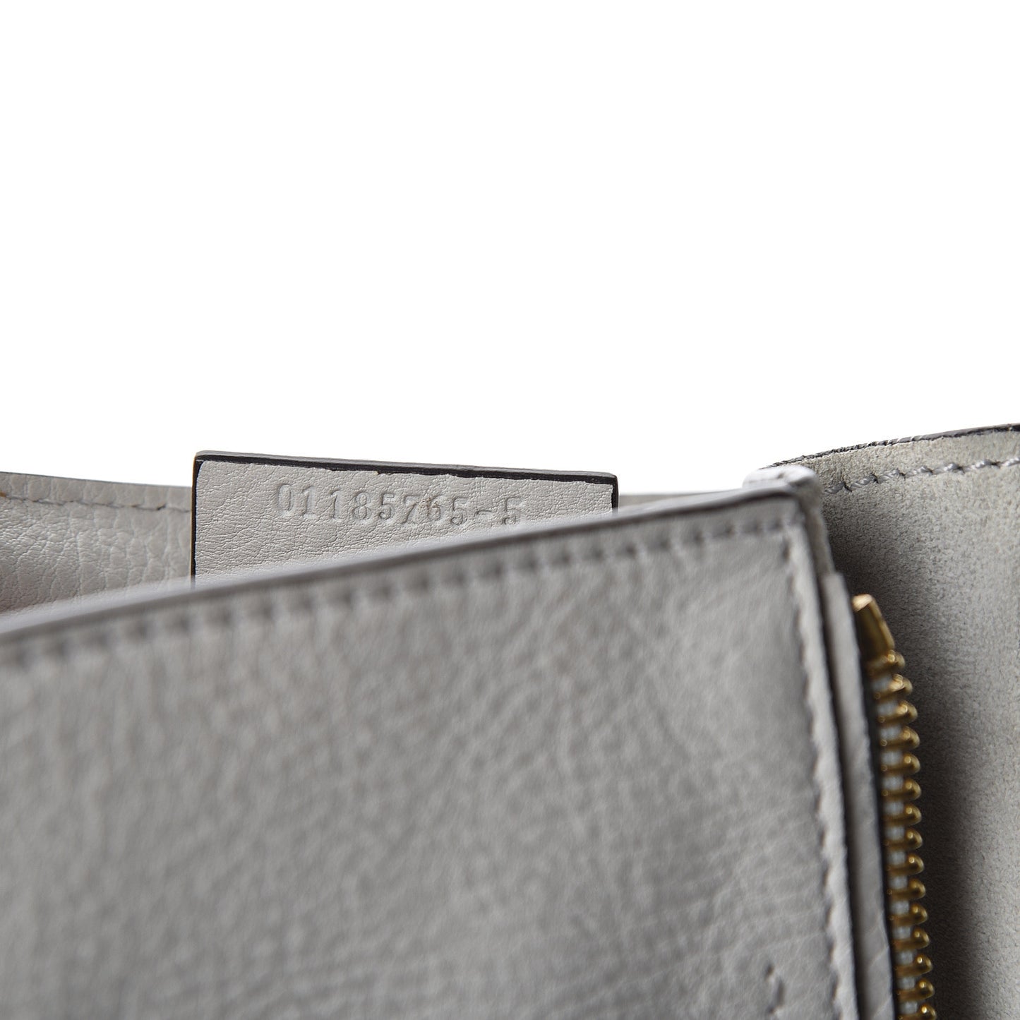 Suede Calfskin Mini Faye Backpack Airy Grey