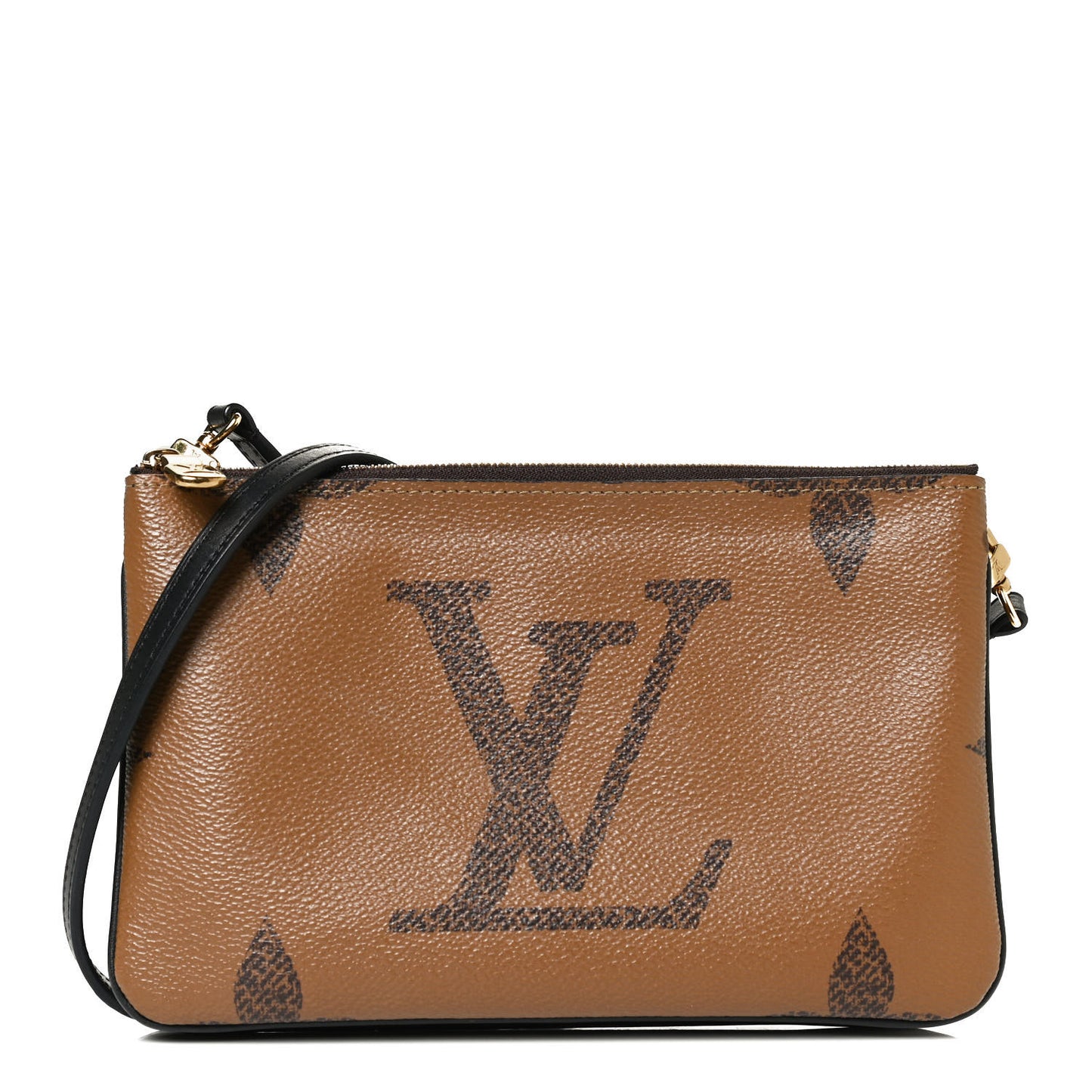 Reverse Monogram Giant Double Zip Pochette