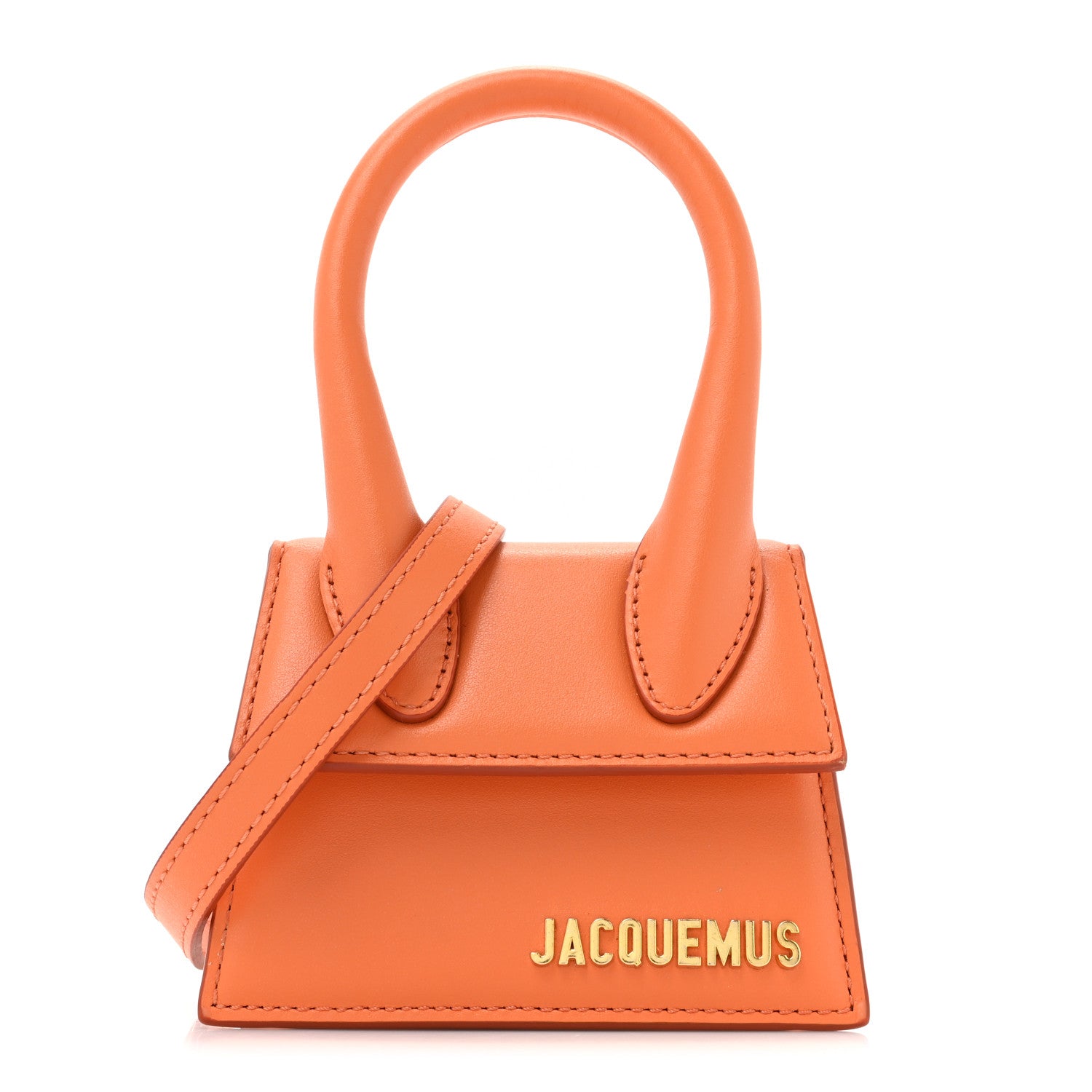 Jacquemus Smooth Calfskin Le Chiquito Orange 1 of 11