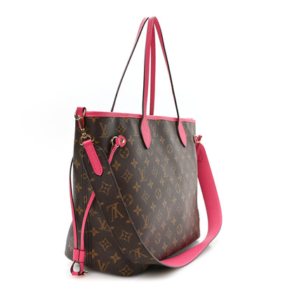 Louis Vuitton Monogram Inside Out Neverfull Bandouliere MM Rose Pondichery 3 of 10