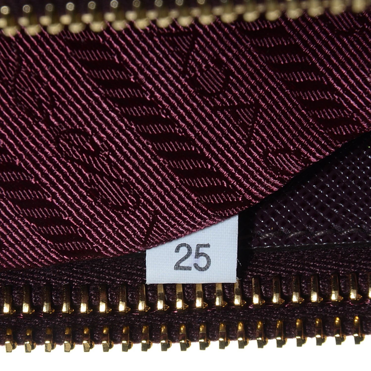 Prada Saffiano Lux Large Double Zip Tote Bordeaux 17 of 19