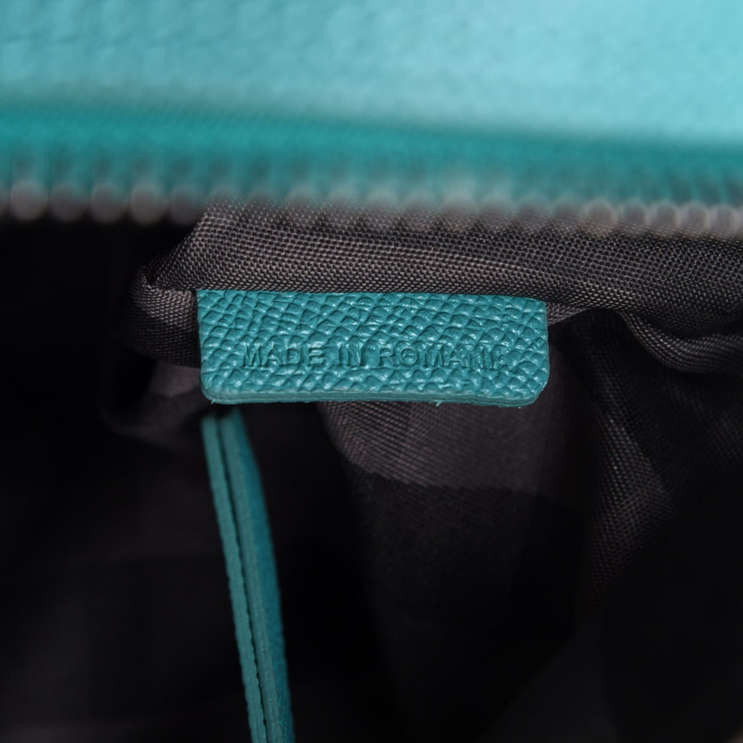 Textured Calfskin Small Newberg Briefcase Opal Green