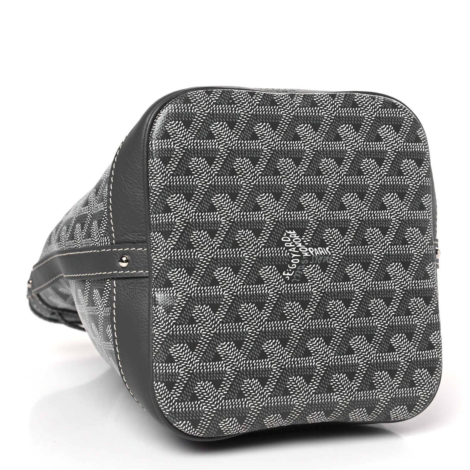 Goyard Goyardine Petit Flot Bucket Bag PM Grey 4 of 8