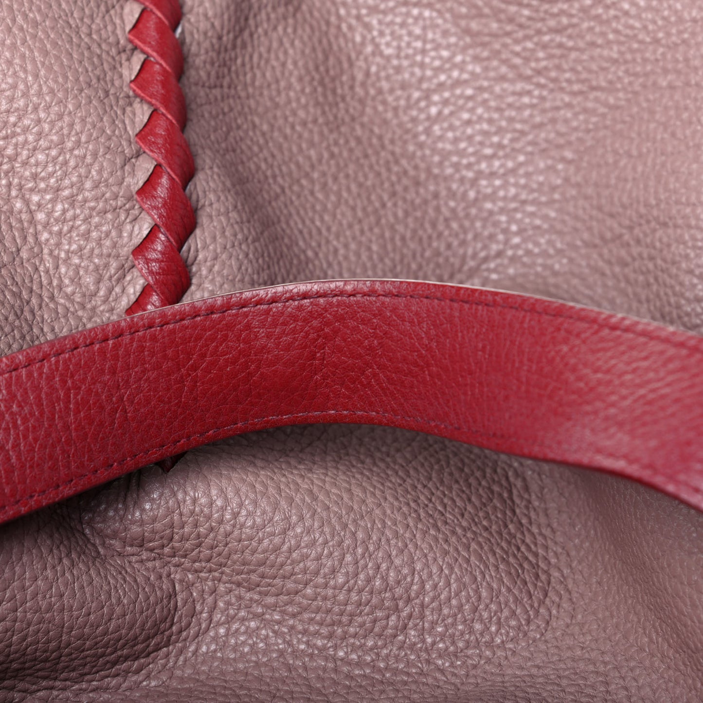 Cervo Lavato Deerskin Hobo Deco Rose Baccarra Rose
