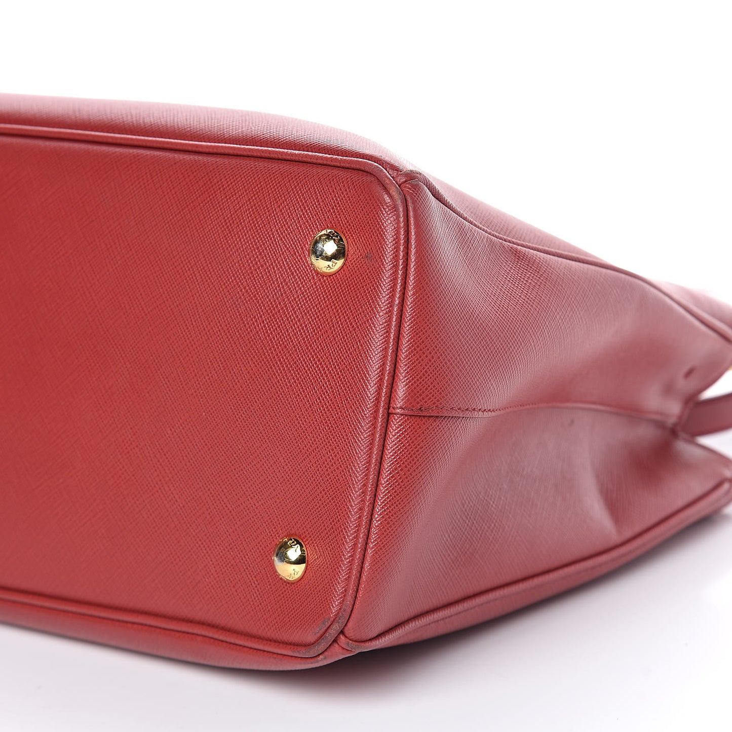 Saffiano Lux Medium Tote Fuoco