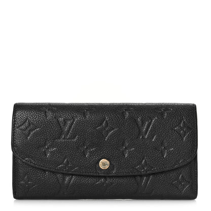 Louis Vuitton Empreinte Emilie Wallet Black Dune 1 of 9